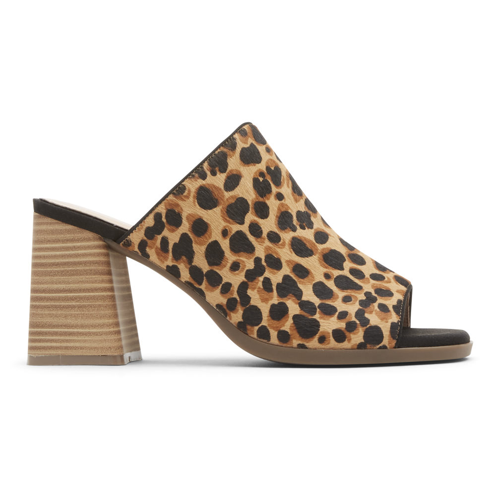 Chinelos Rockport Mulher Leopardo - Total Motion Amara - 10574IWJP